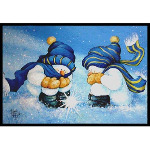 Carolines Treasures PJC1089JMAT We Believe In Magic Snowman Indoor & Outdoor Mat; 24 x 36 in. PJC1089JMAT - main